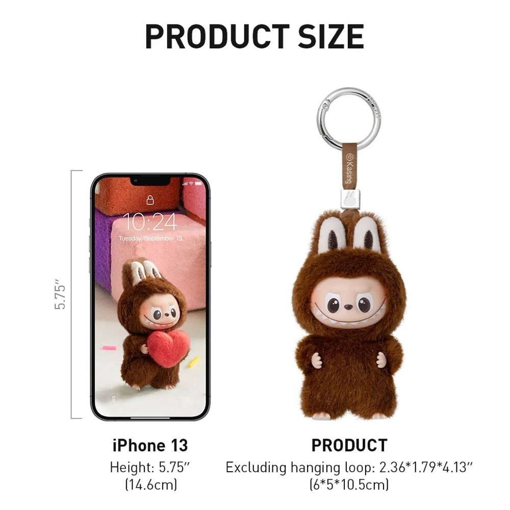 [NEW] Labubu The Monsters: Pin For Love Y Mini Plush Pendant, Sealed Box - Picture 5 of 5